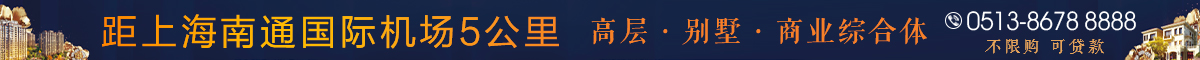 距上海南通國際機(jī)場(chǎng)5公里 空港佳作 一線紅利
